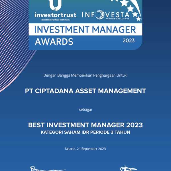 Best investment manager 3 tahun